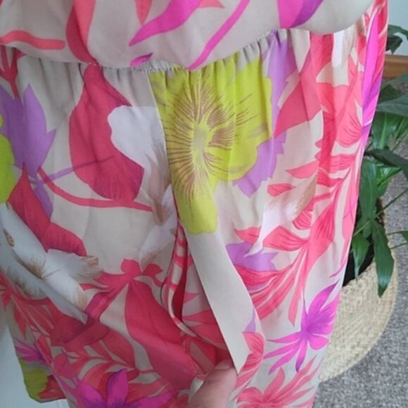 NEW Alice & Trixie Bridgette Silk Floral Racerback Dress - Picture 10 of 14